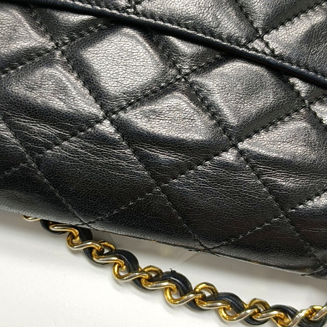 Quilted Lambskin Black