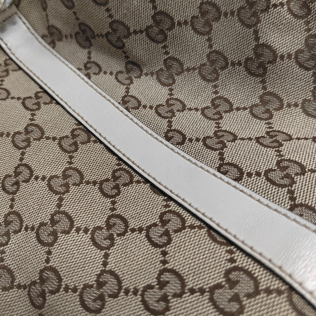 Monogram Canvas Tote Bag Brown