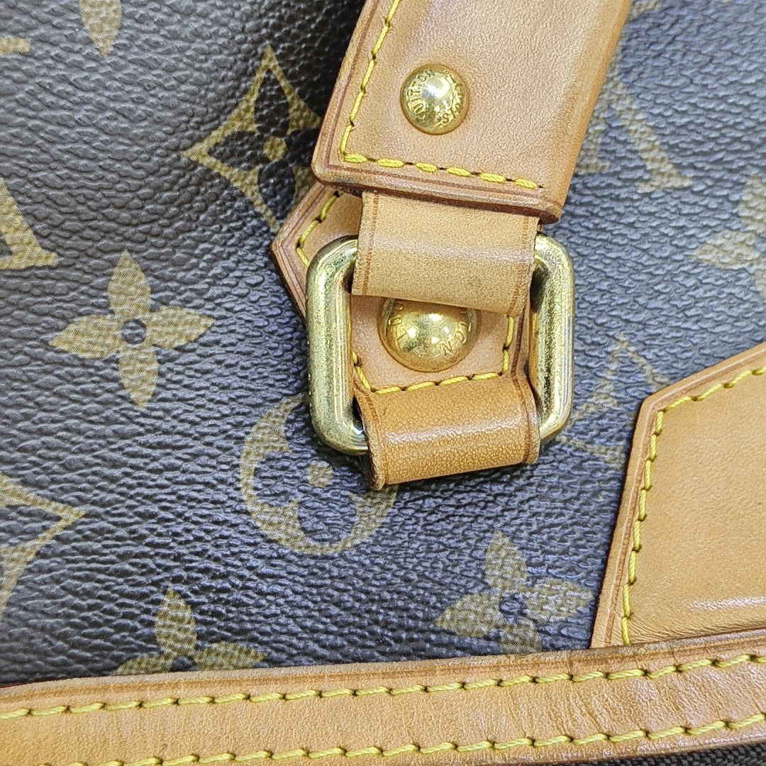 RETIRO NM Monogram Coated Canvas Brown