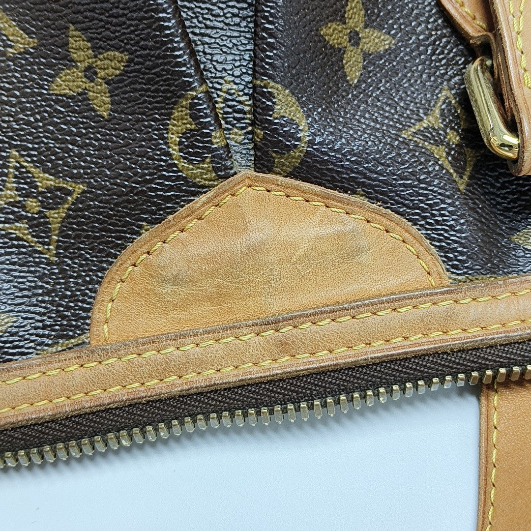 PALERMO PM Monogram Coated Canvas Brown