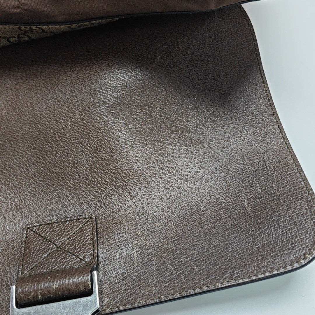 Tian Monogram Coated Canvas Brown