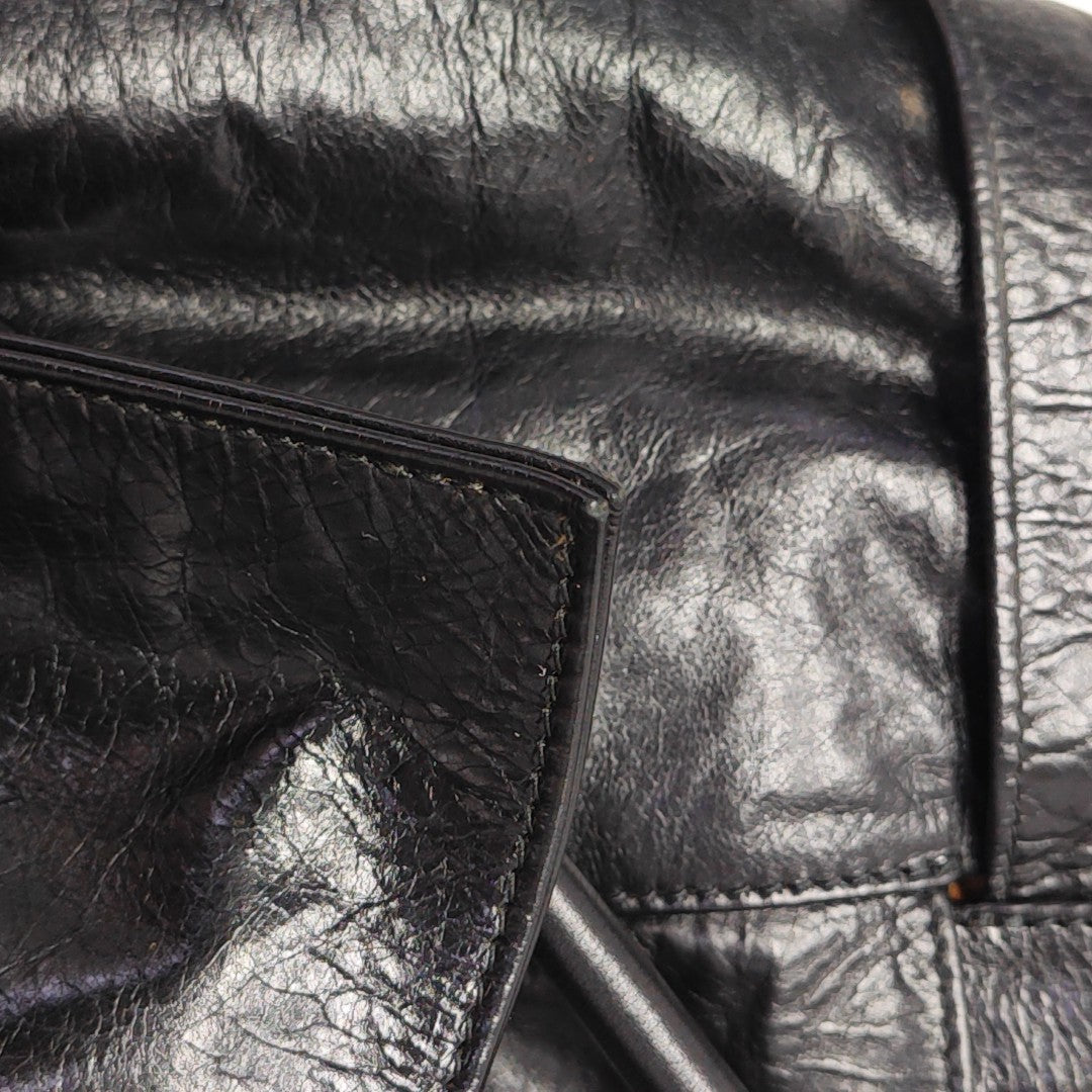 Arco Large Calfskin Black
