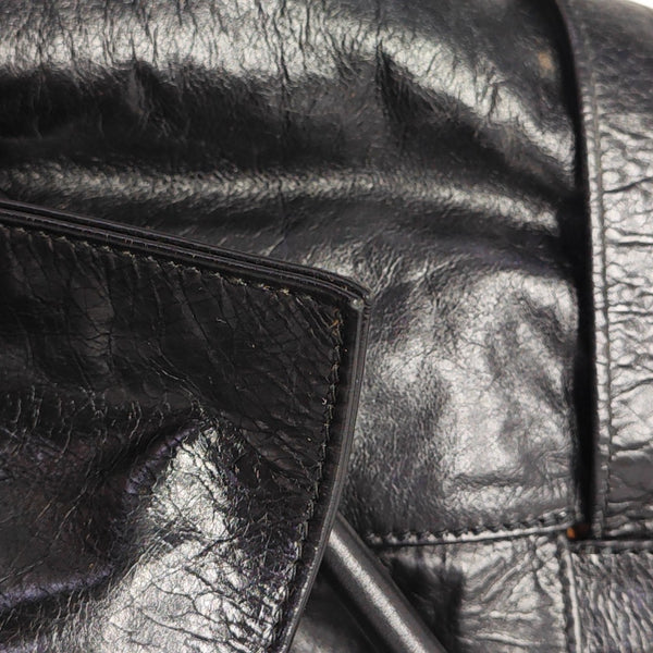 Arco Large Calfskin Black