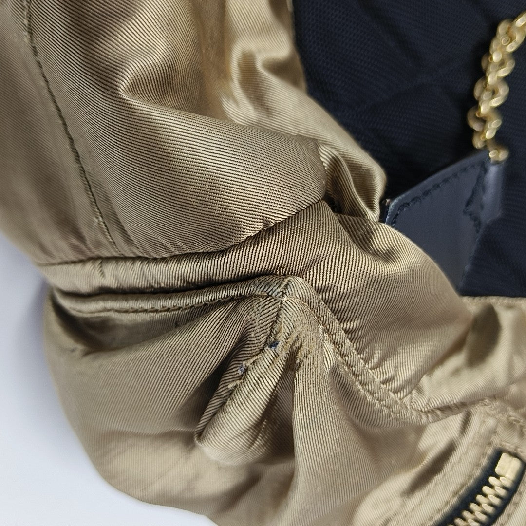 The Rucksack Medium Nylon Gold