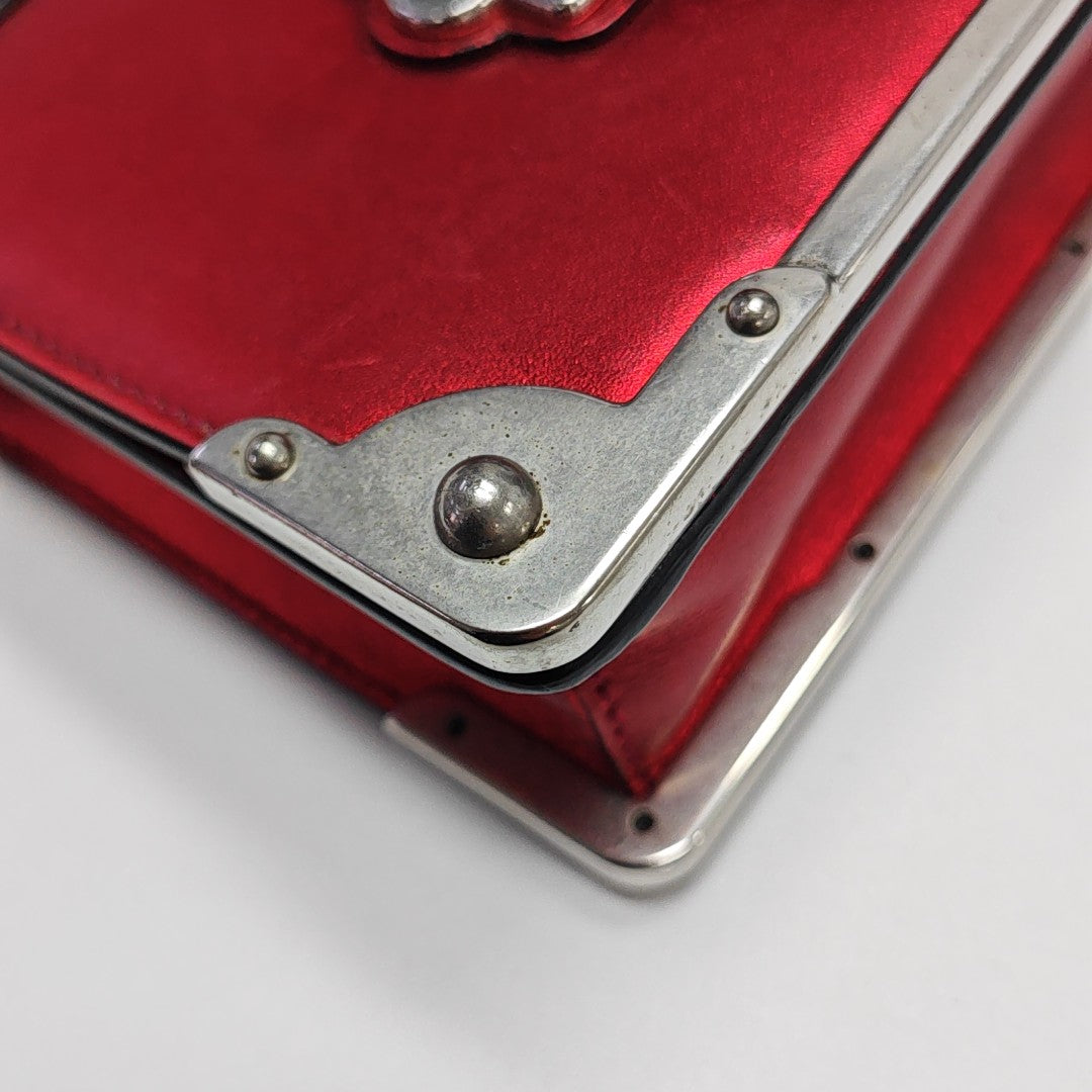 Cahier Saffiano Calfskin Red