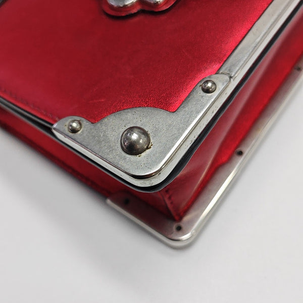 Cahier Saffiano Calfskin Red