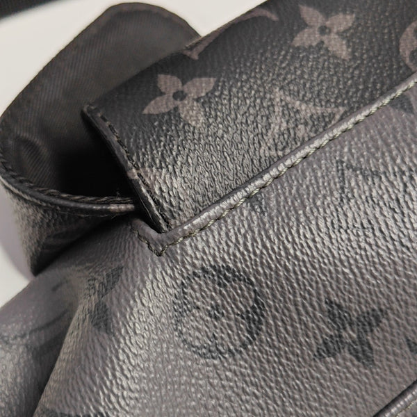 CHRISTOPHER Monogram Coated Canvas Gray