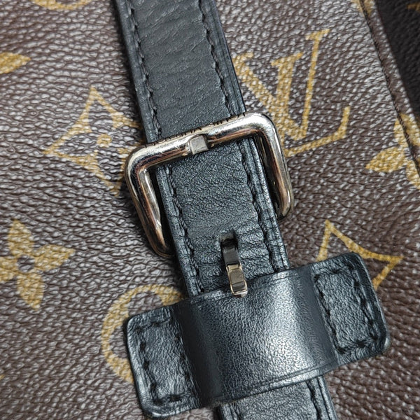 CHRISTOPHER PM Monogram Coated Canvas Brown