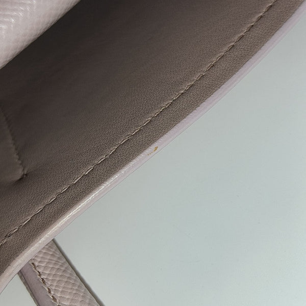 Double Medium Saffiano Calfskin Pink