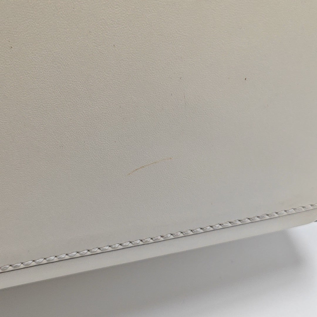 Sunshine Medium Calfskin White