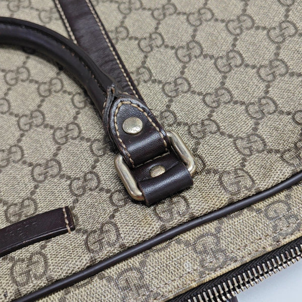 Duffle Monogram Coated Canvas Beige