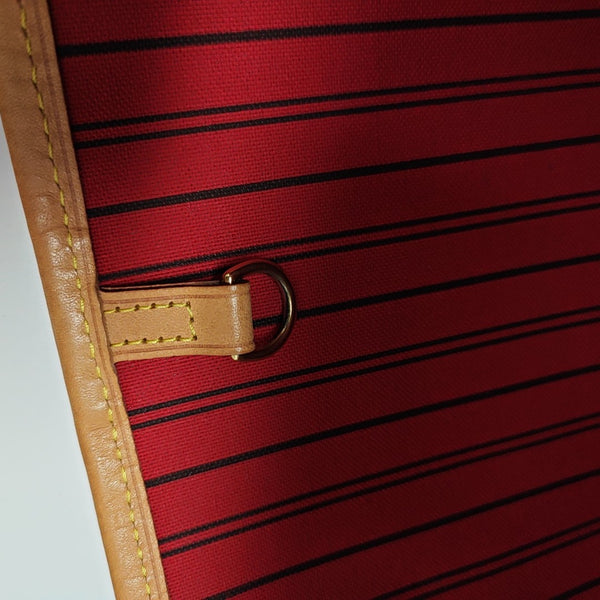NEVERFULL MM Monogram Coated Canvas Brown