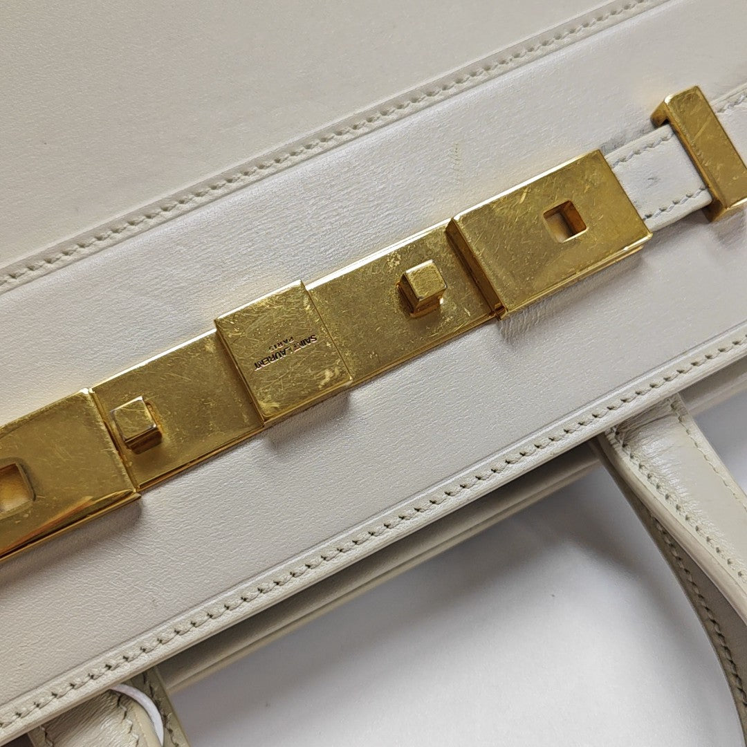 MANHATTAN Nano Calfskin White