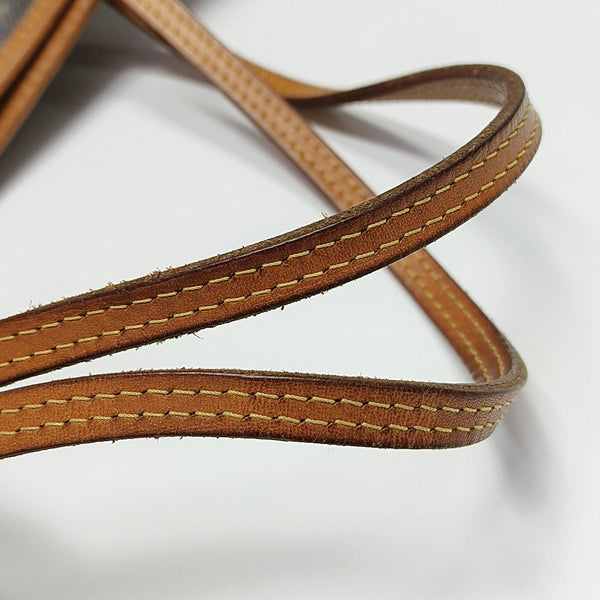 NEVERFULL MM Monogram Coated Canvas Brown