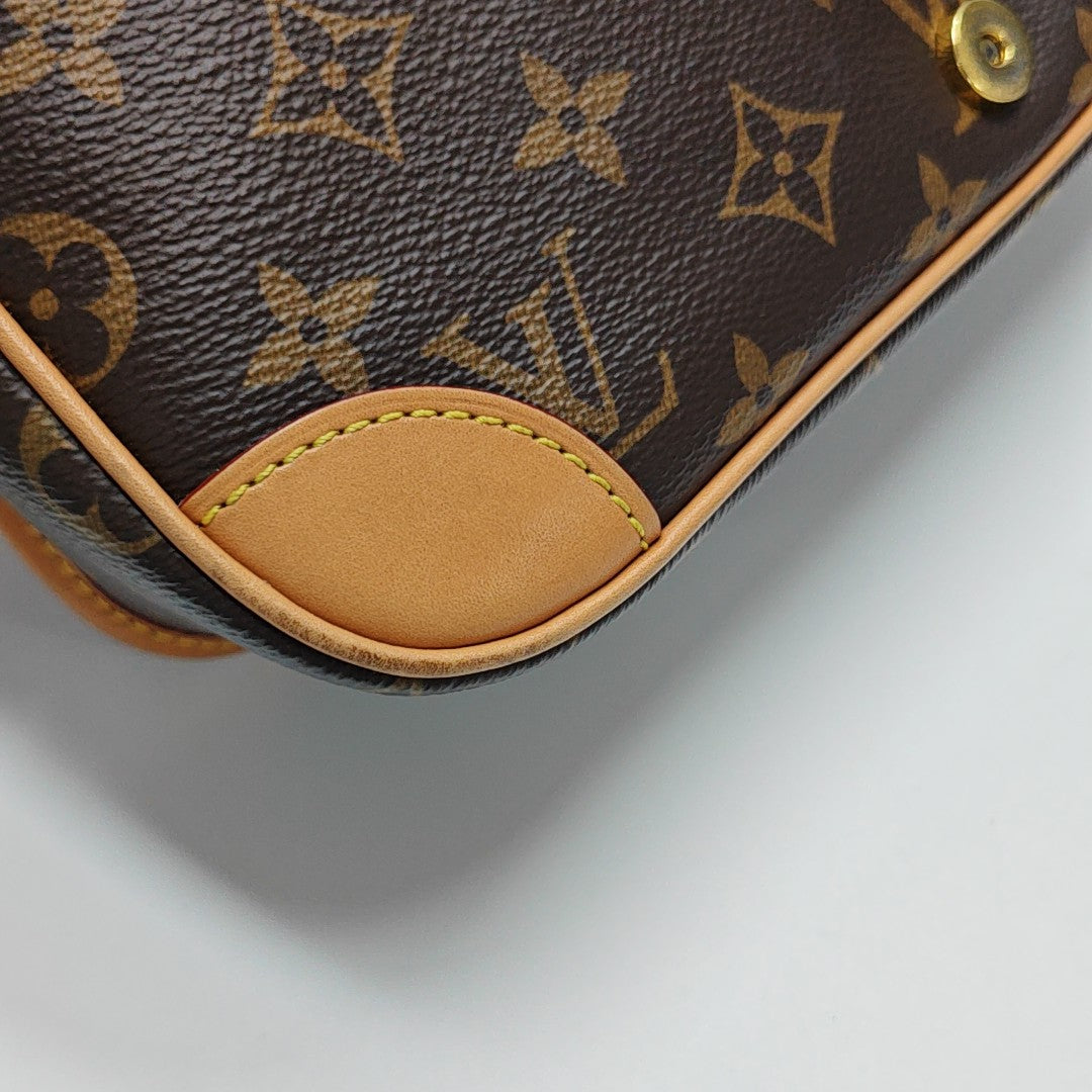 DIANE Monogram Coated Canvas Brown