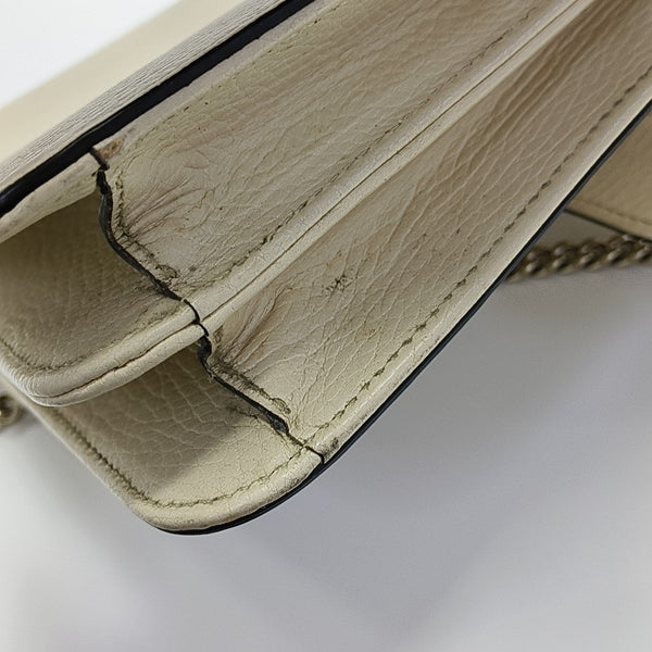 Interlocking G Large Calfskin Beige
