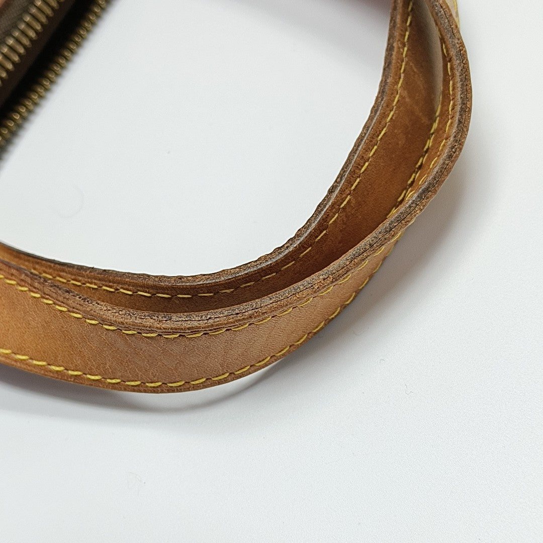 PALERMO PM Monogram Coated Canvas Brown