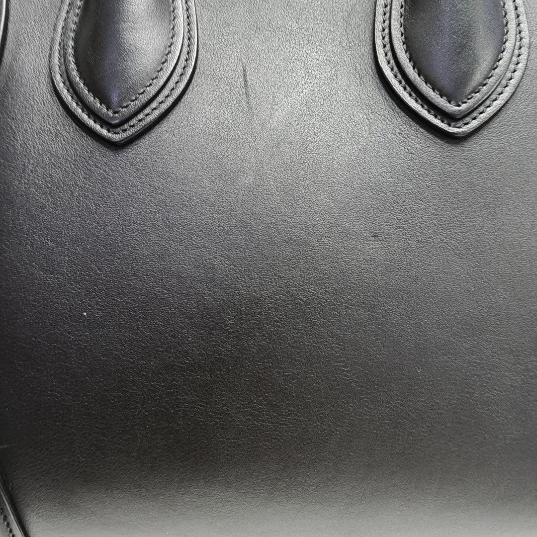 LUGGAGE Micro Calfskin Black