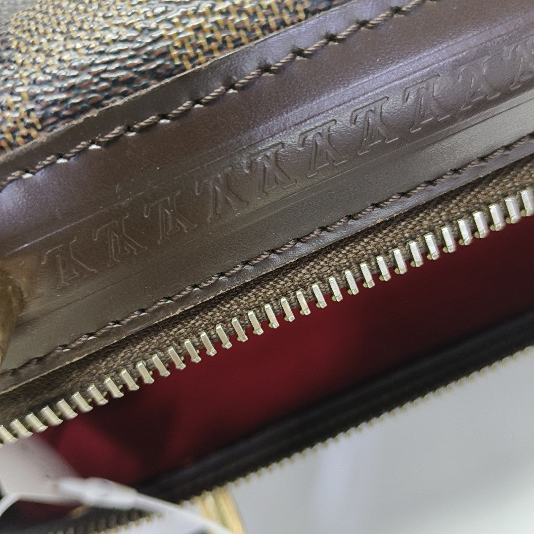 KNIGHTSBRIDGE Damier Ebene Coated Canvas Brown