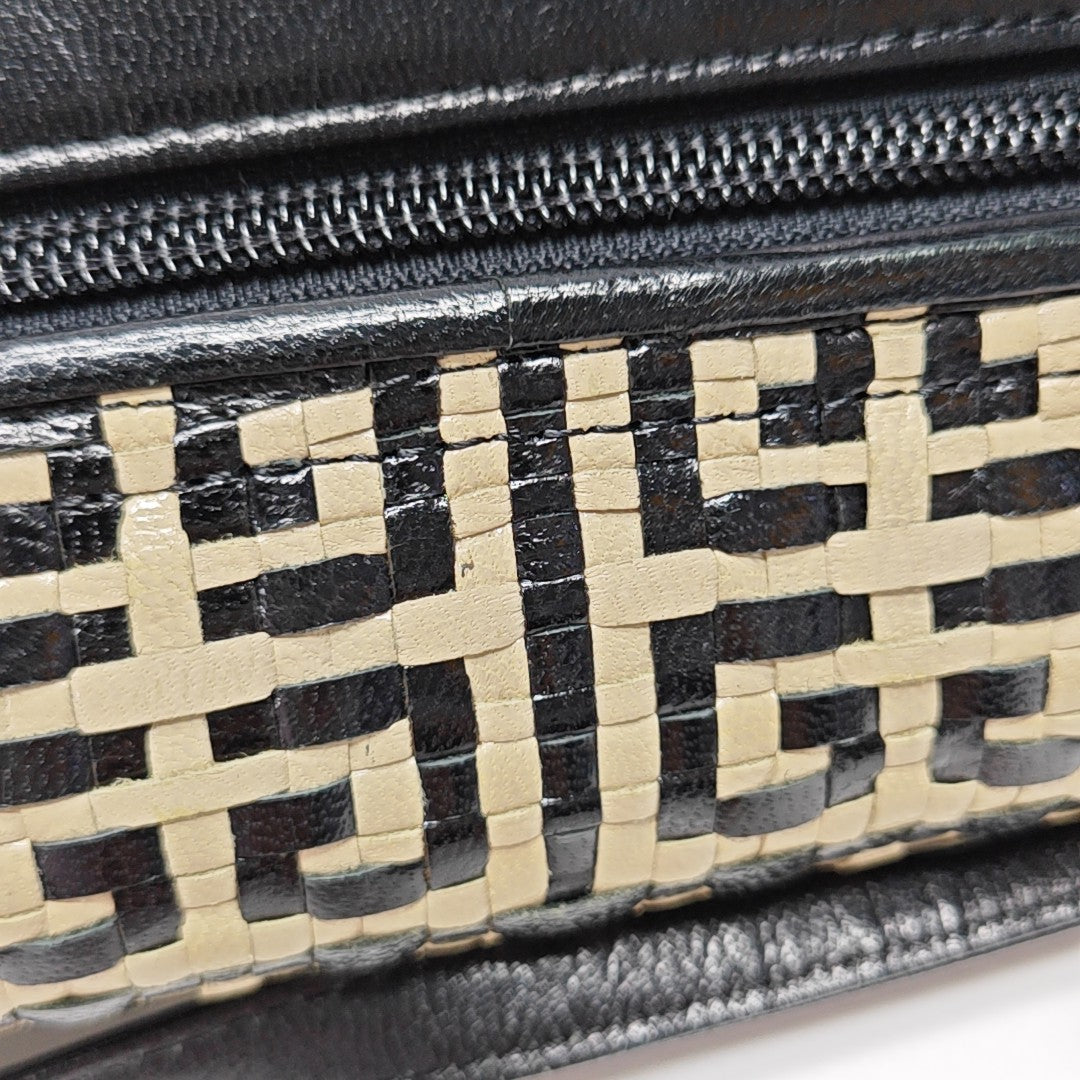 Calfskin Shoulder Bag Black