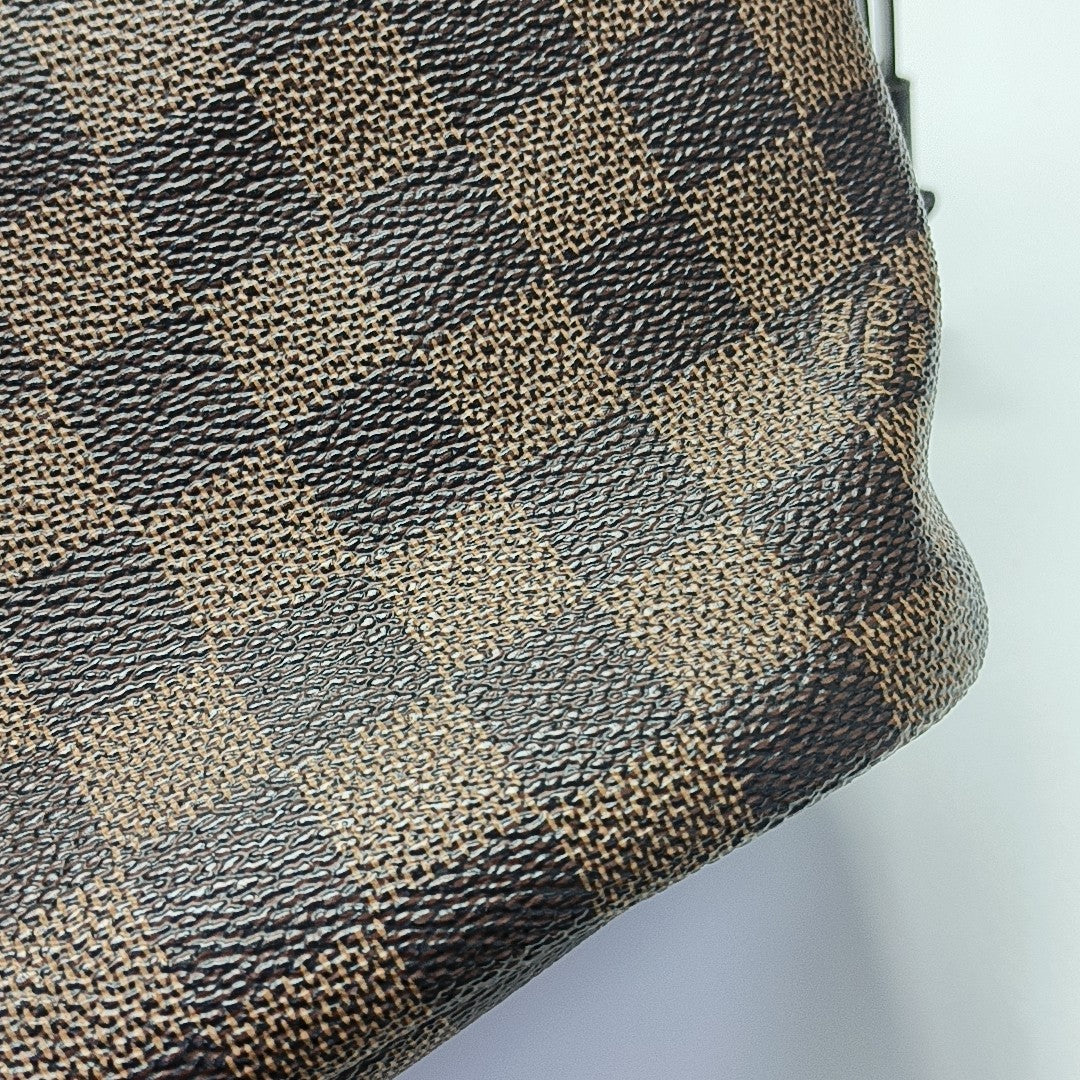 NEVERFULL MM Damier Ebene Coated Canvas Brown