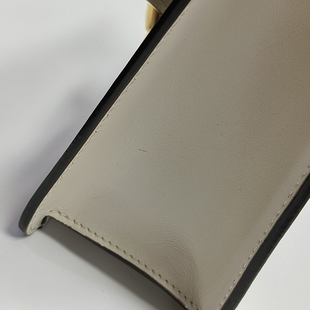 Sylvie Mini Calfskin White