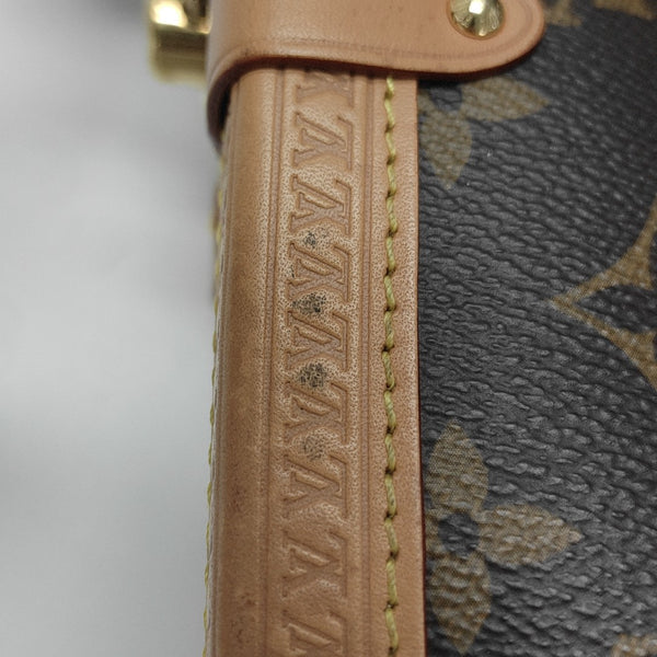 SIDE TRUNK MM Monogram Coated Canvas Brown