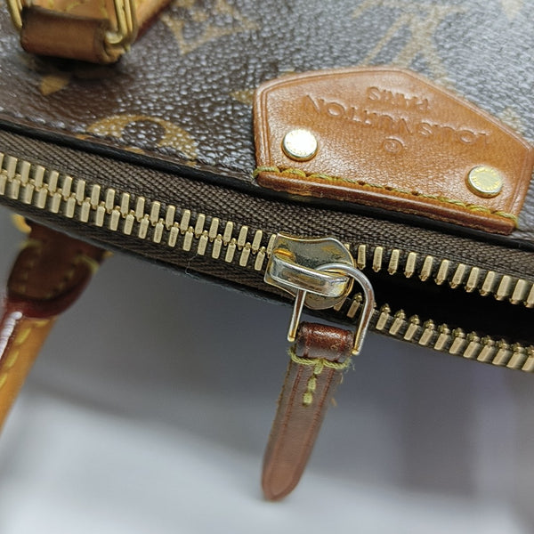 TURENNE Monogram Coated Canvas Brown