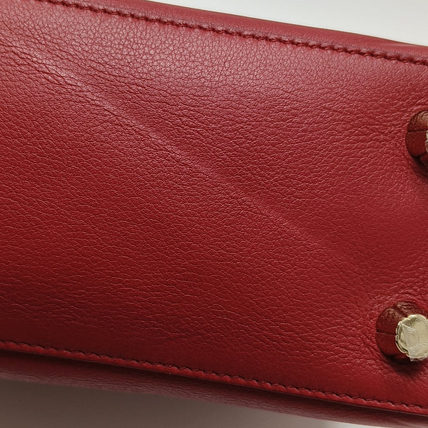 Calfskin Tote Bag Red