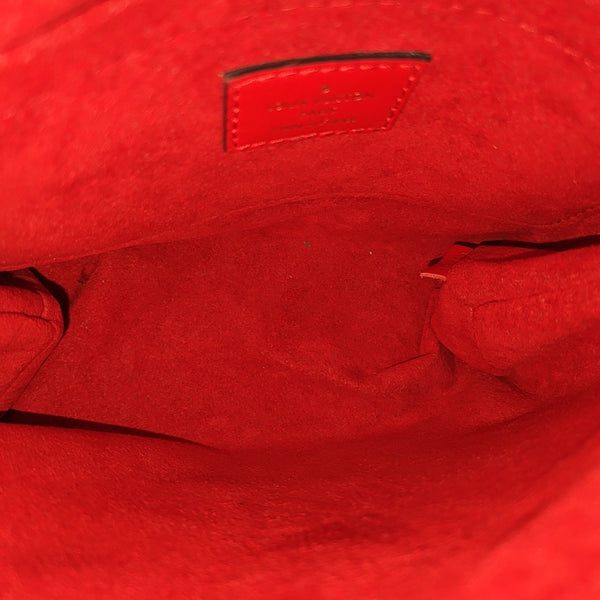 LOCKY BB Monogram Coated Canvas Red