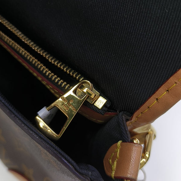 DIANE Monogram Coated Canvas Brown