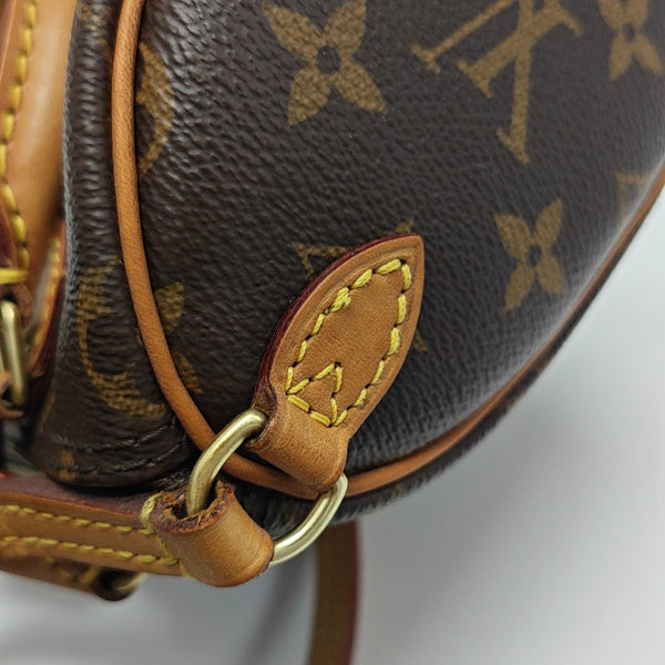 SPEEDY Nano Monogram Coated Canvas Brown