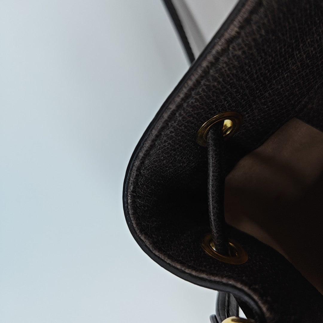 Ophidia Mini Monogram Coated Canvas Beige