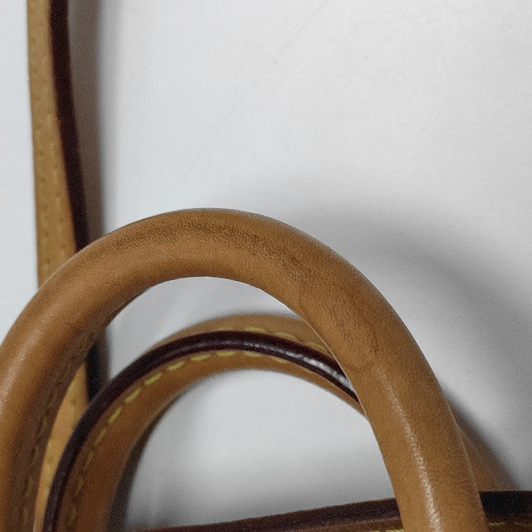 SPEEDY Nano Monogram Coated Canvas Brown