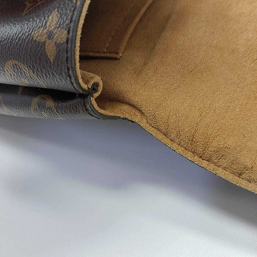 MARIGNAN Monogram Coated Canvas Brown