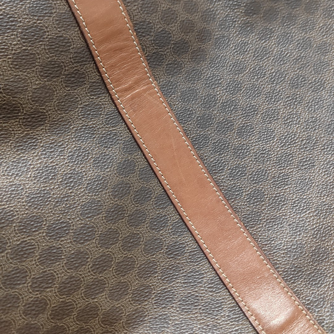 MACADAM SHOPPING BAG Coated Canvas Brown