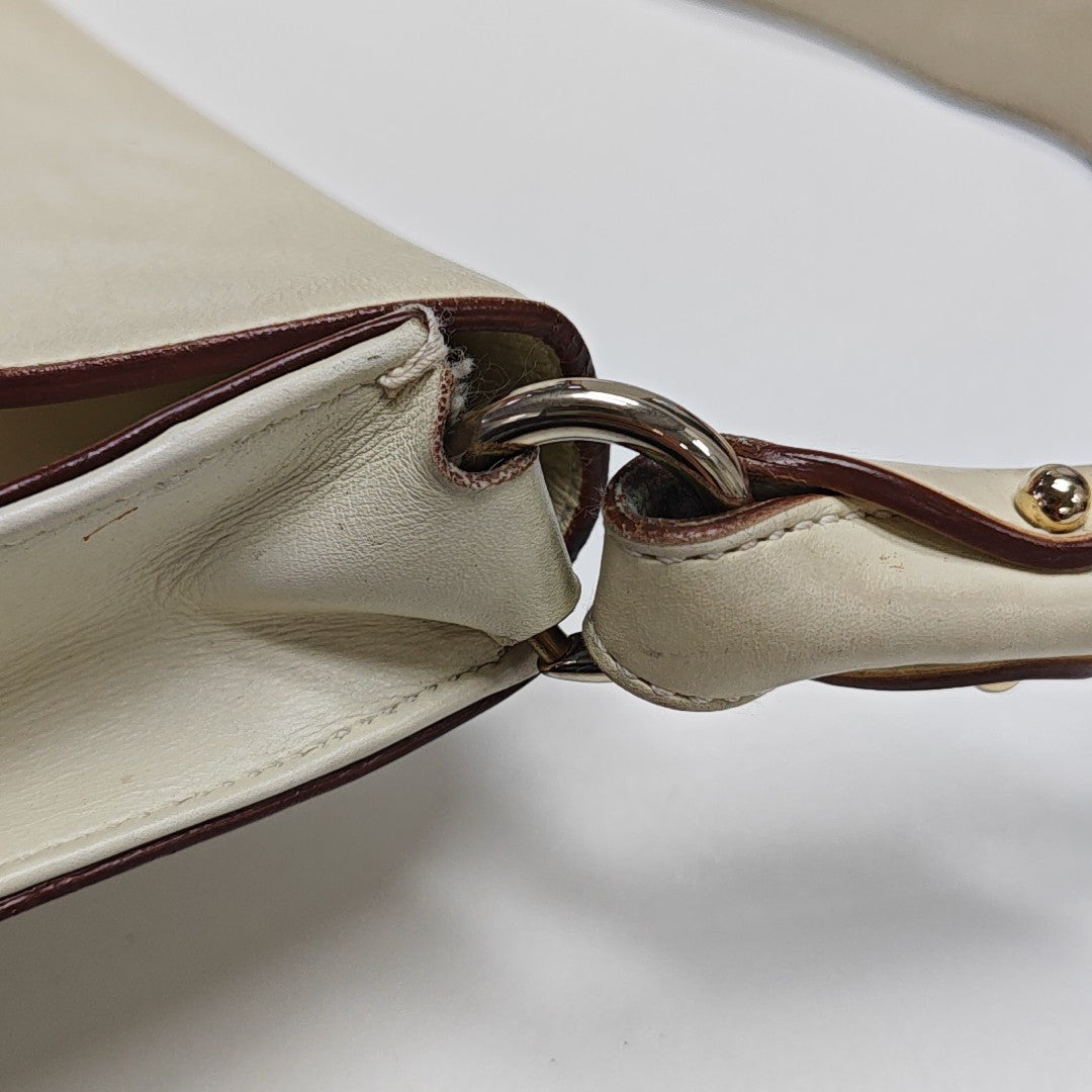 Calfskin Top Handle Bag White