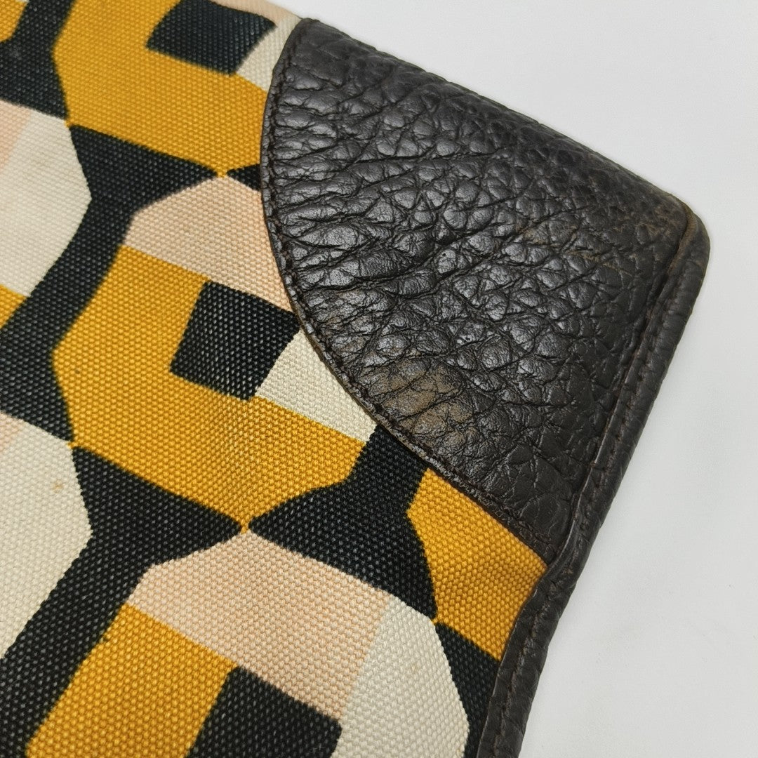 Canvas Top Handle Bag Multicolor