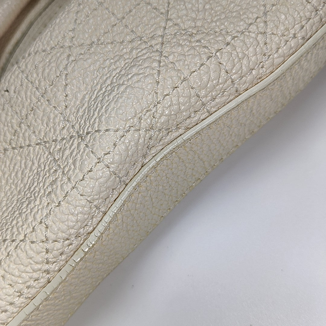 Cannage Calfskin White