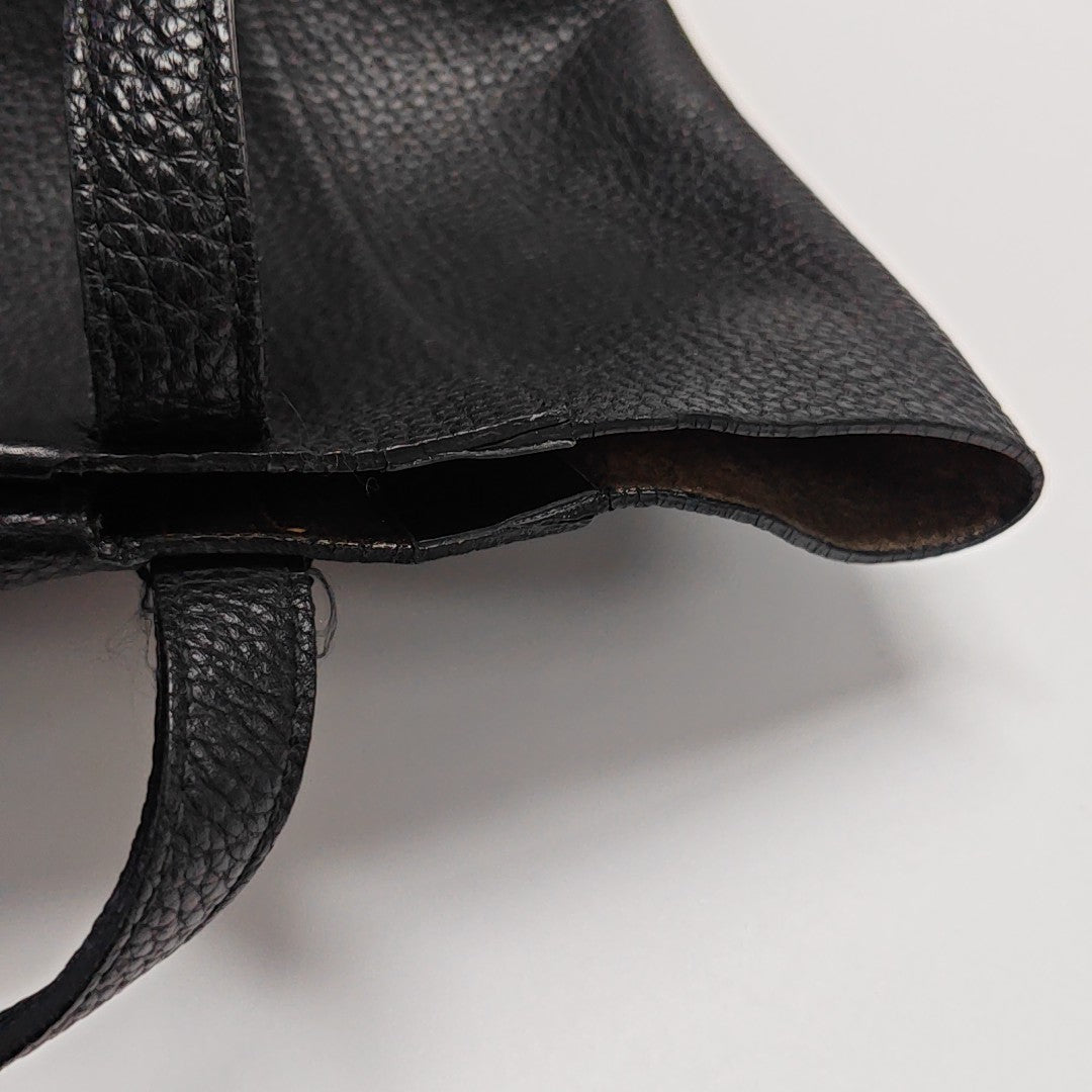 Calfskin Tote Bag Black
