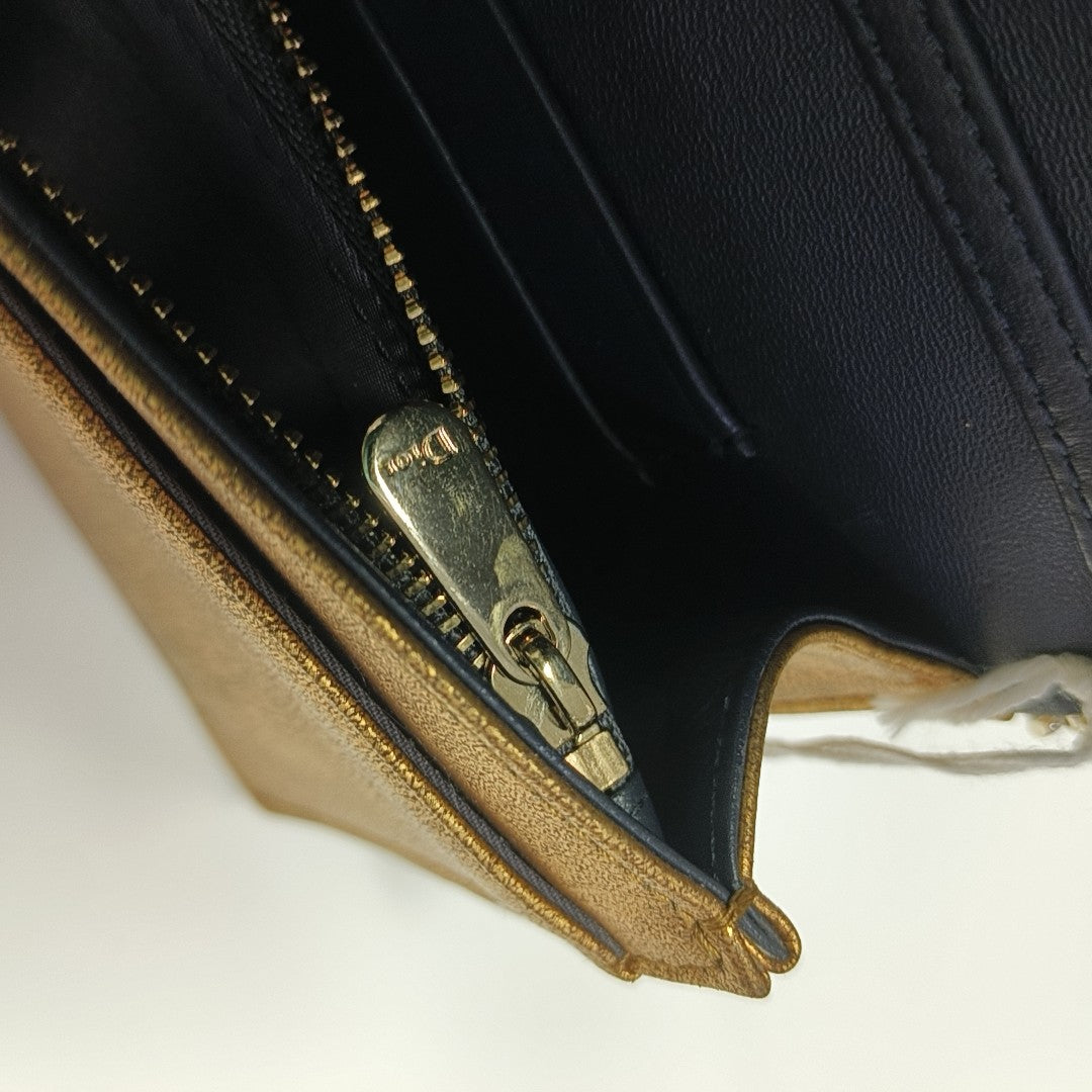 Diorama Cannage Calfskin Gold
