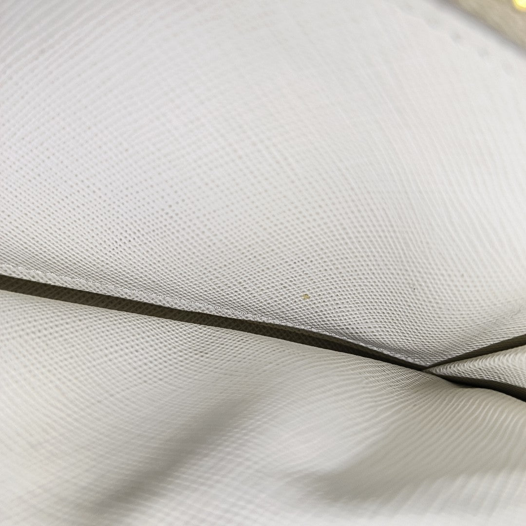 Calfskin Clutch White