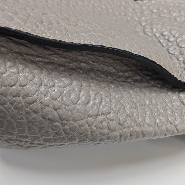 Calfskin Shoulder Bag Gray