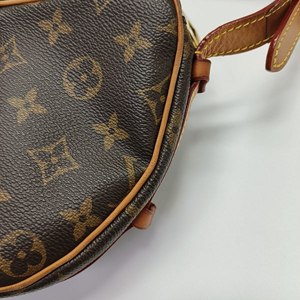 CROISSANT Monogram Coated Canvas Brown
