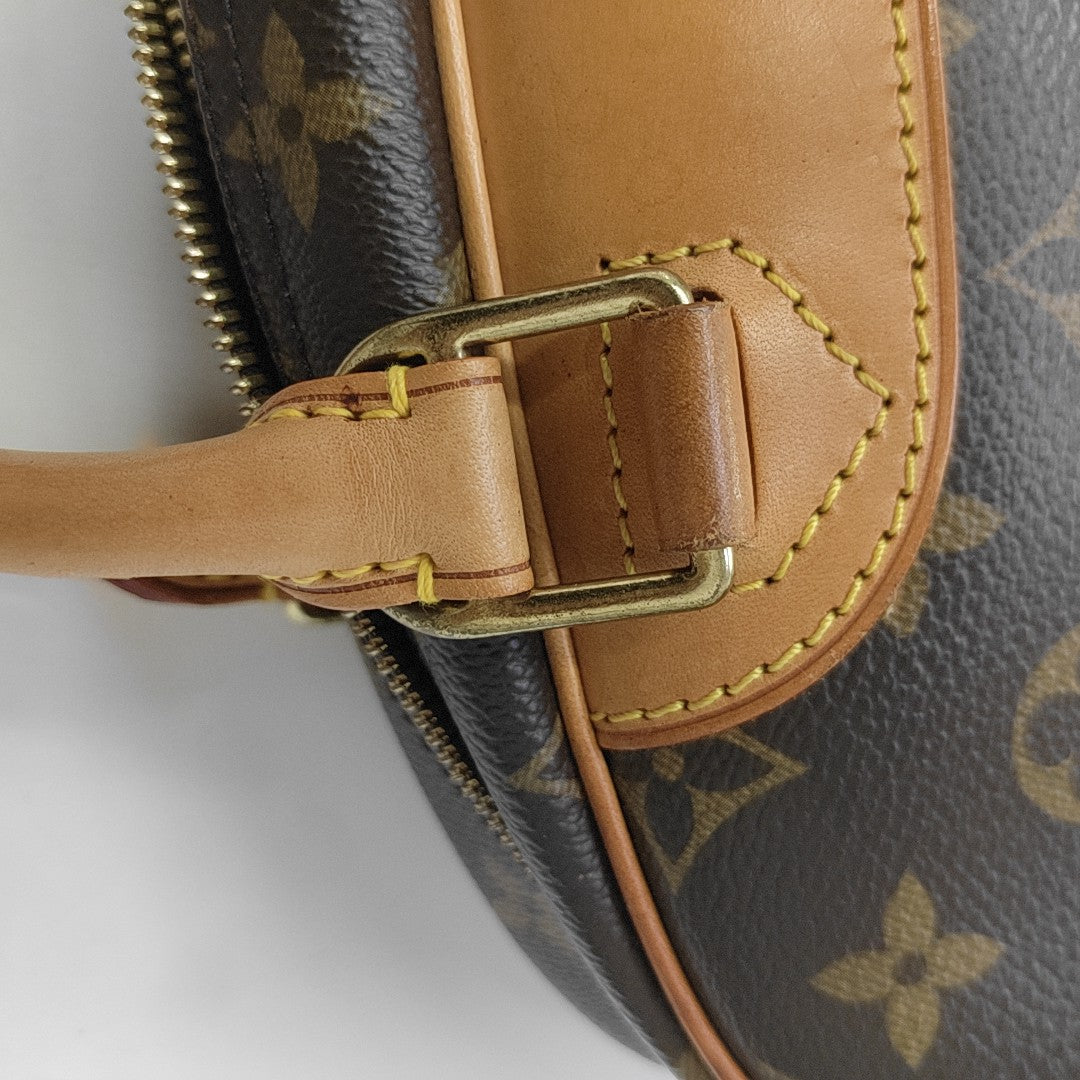 DEAUVILLE Monogram Coated Canvas Brown