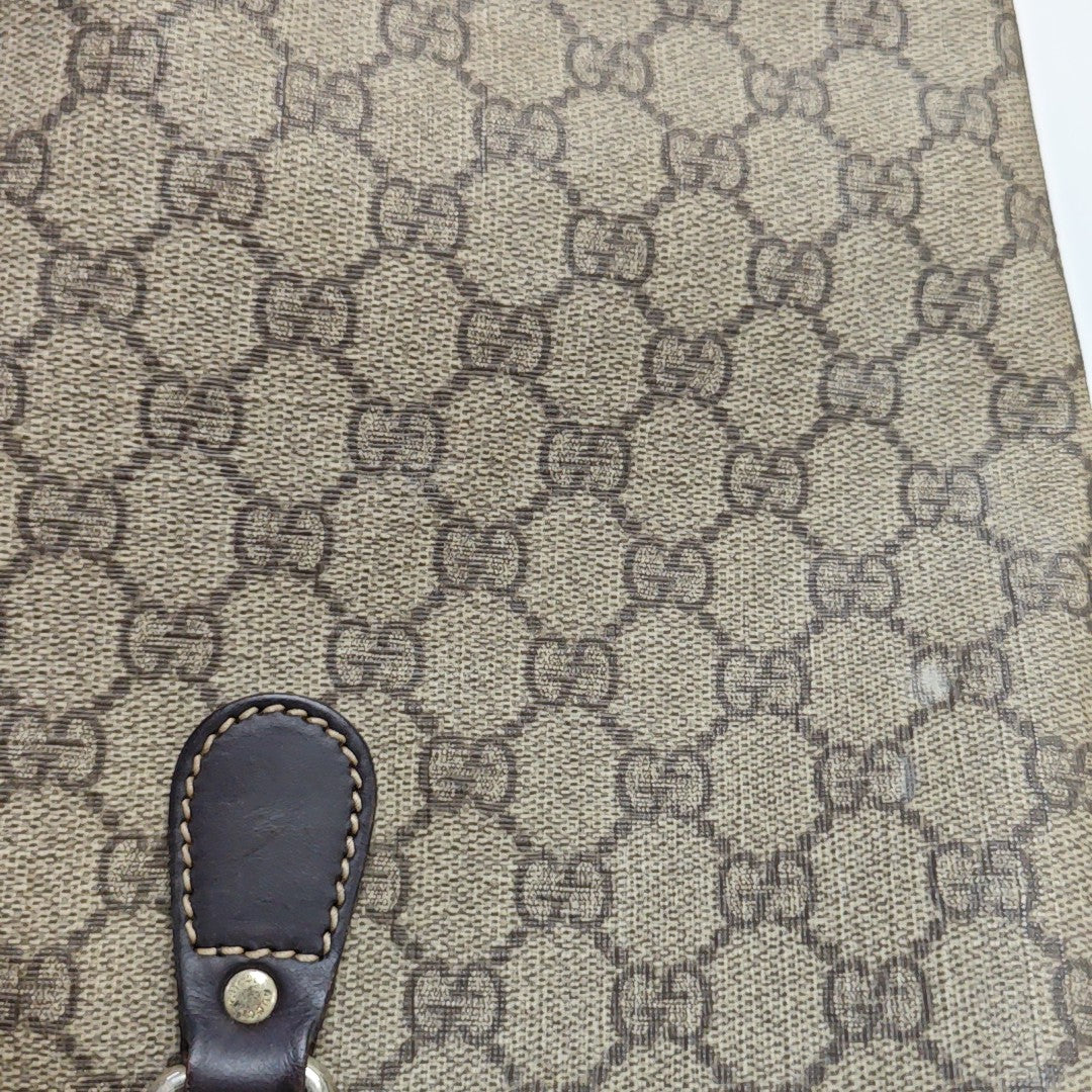 Monogram Coated Canvas Tote Bag Beige