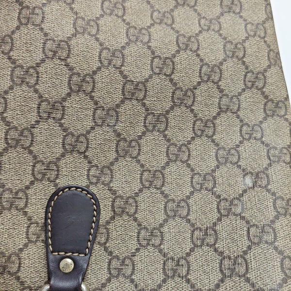 Monogram Coated Canvas Tote Bag Beige