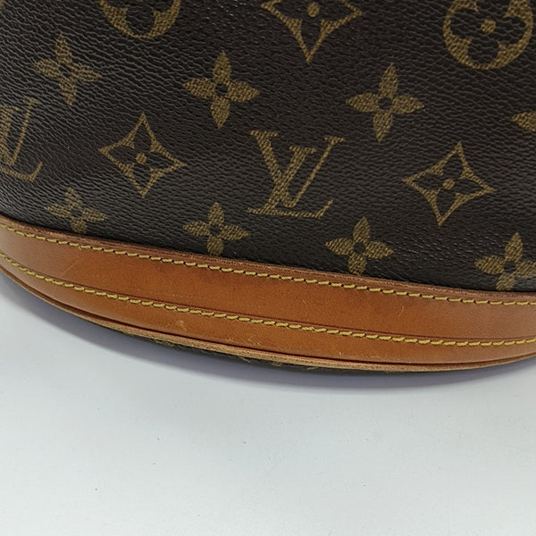 BUCKET PM Monogram Coated Canvas Brown