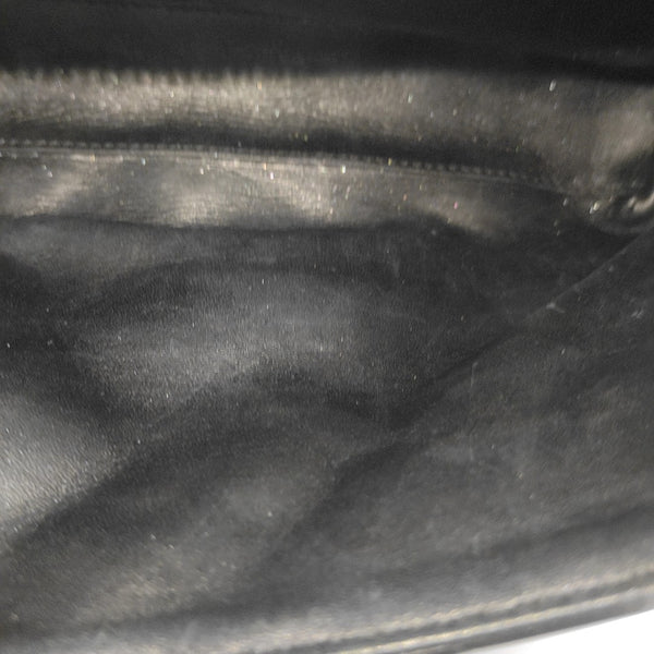 B. Medium Quilted Calfskin Black
