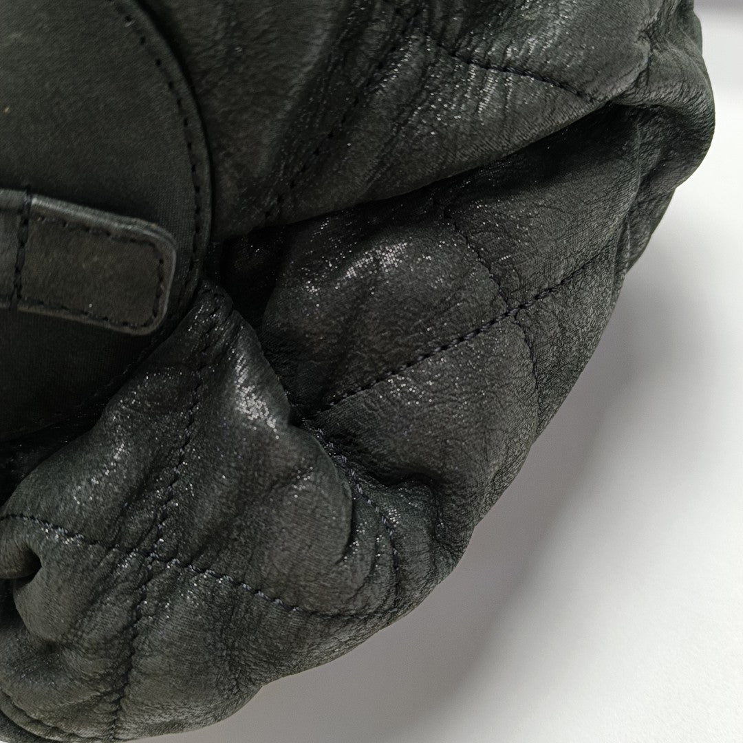IRIDESCENT Quilted Calfskin Gray
